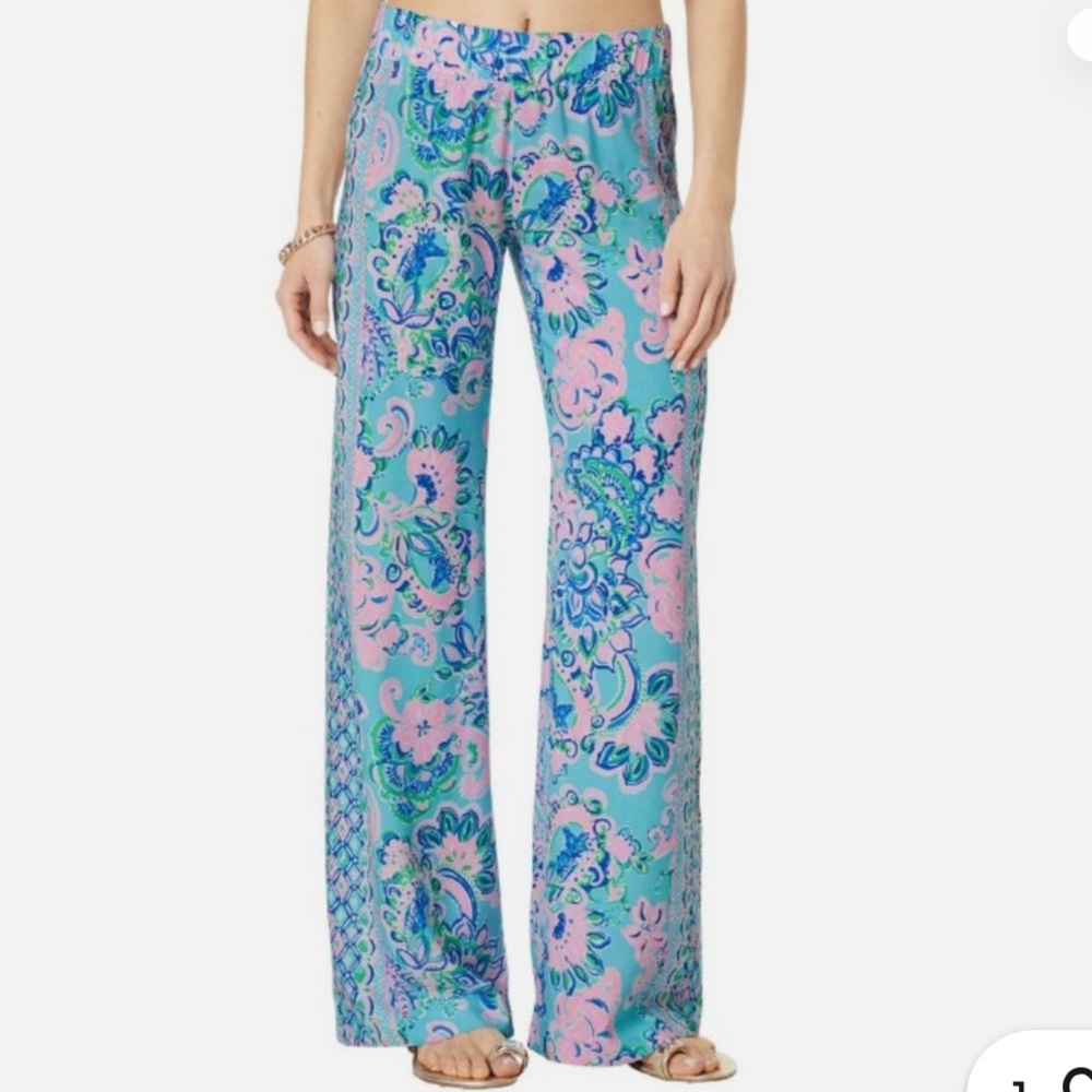 Lilly Pulitzer Bal Harbor Palazzo Wide Leg Pants sz XXS